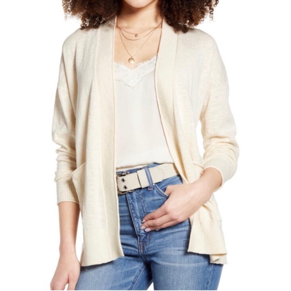 Madewell Bradley Cardigan Antique Cream XXL